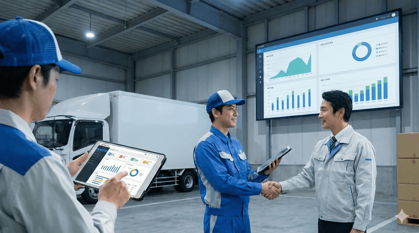 運送業A社様 業務アプリ導入事例